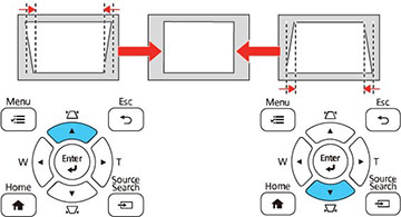 How Do I Fix The Keystone On My Epson Projector?