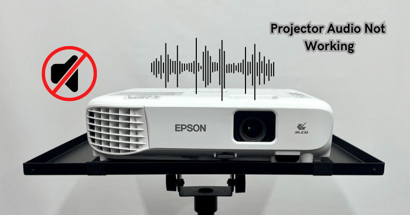 Why isn’t my projector playing any sound?