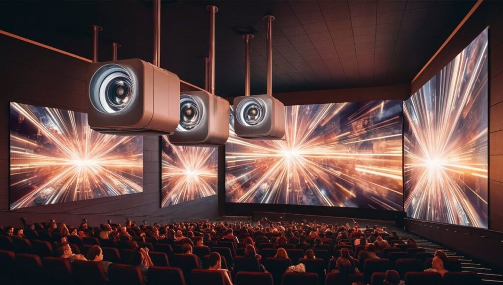 What Projectors Are Typically Used In Modern Movie Theaters?